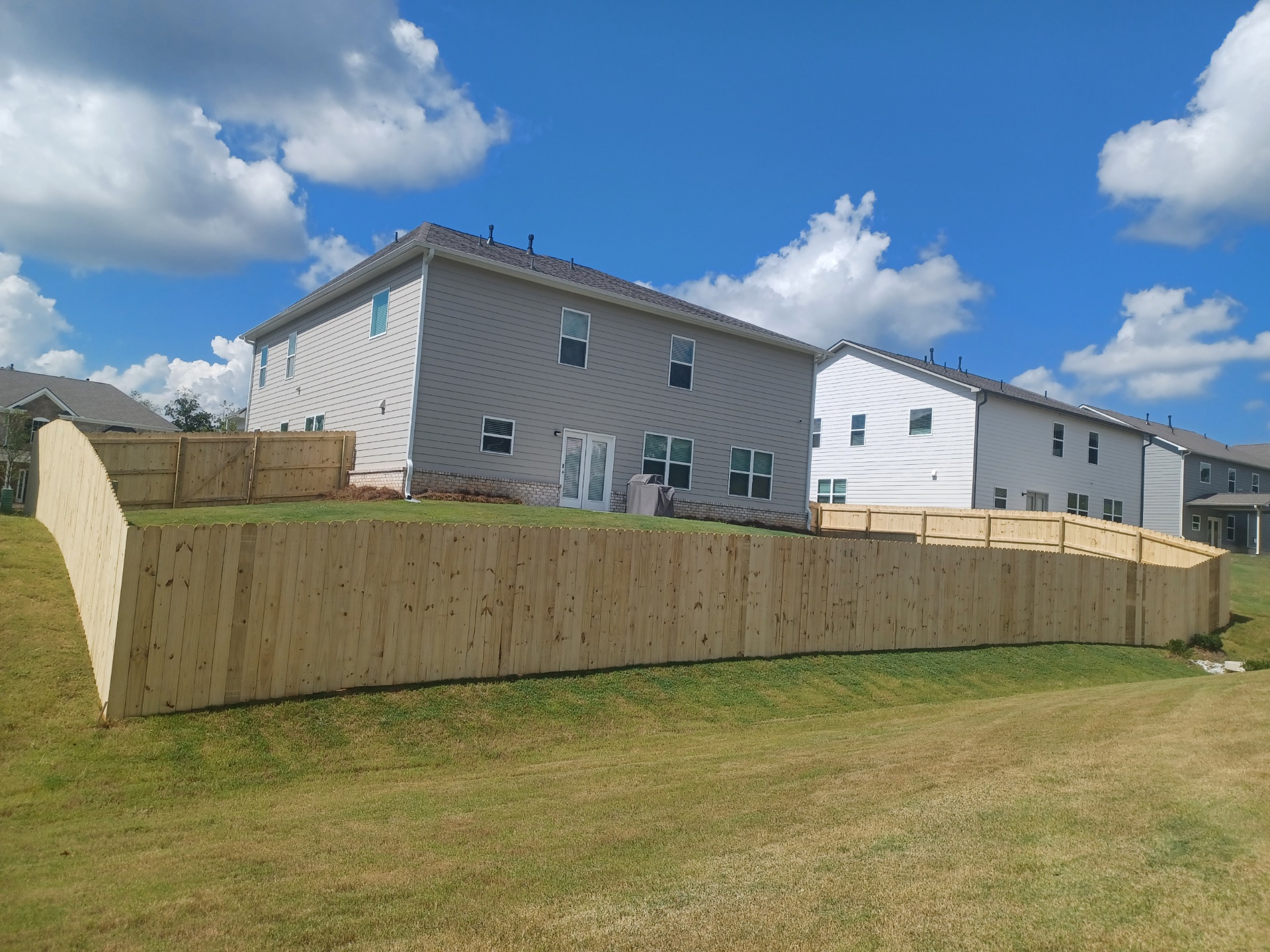 Residential fence installation in North West Georgia