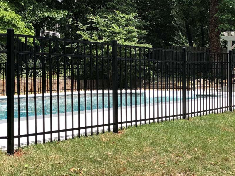 aluminum fence installed in Villa Rica, Georgia
