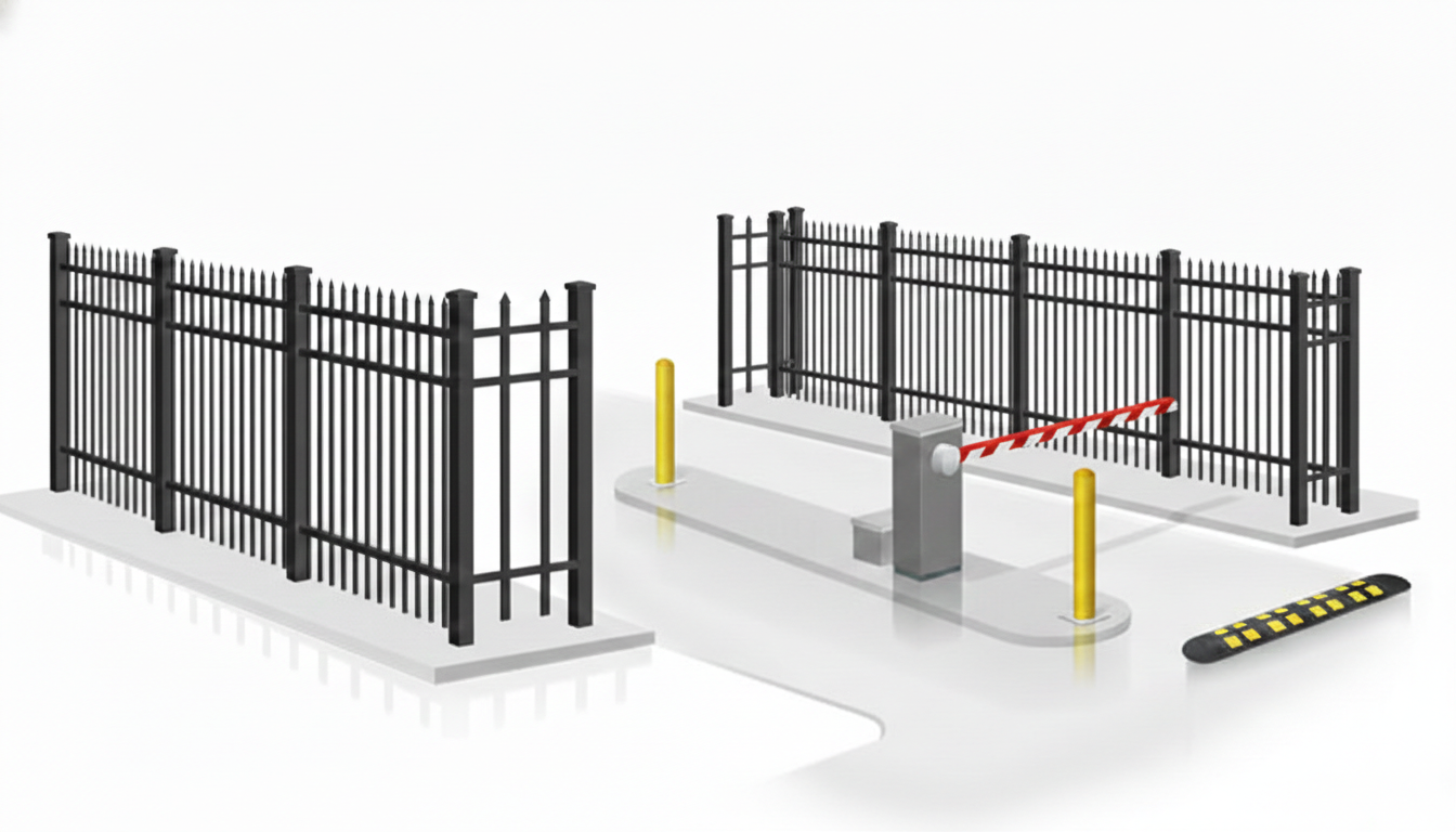 Commercial traffic arm barrier gate installation company for the Canton Georgia area.