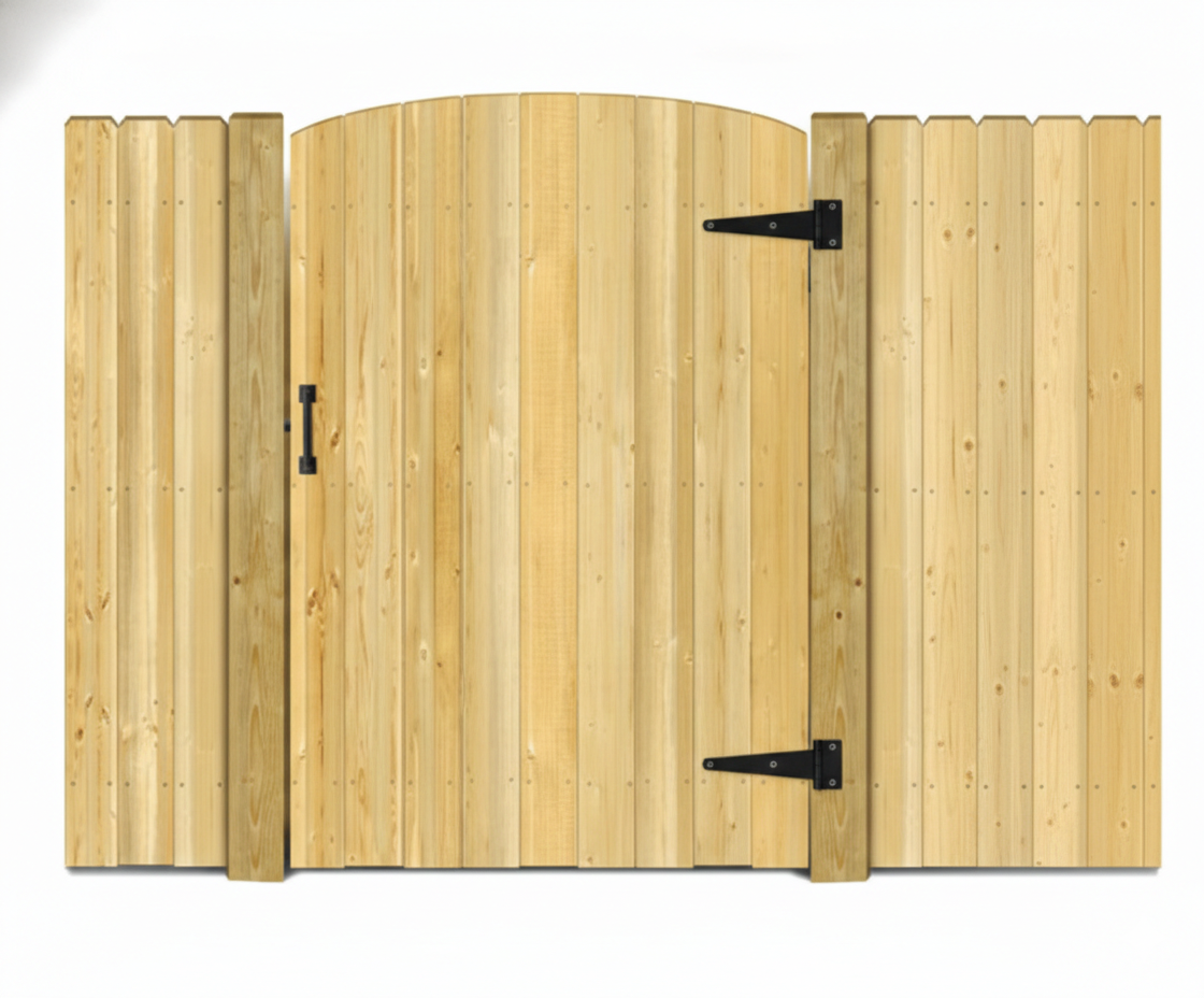 Residential residential wood gate contractor in Canton Georgia