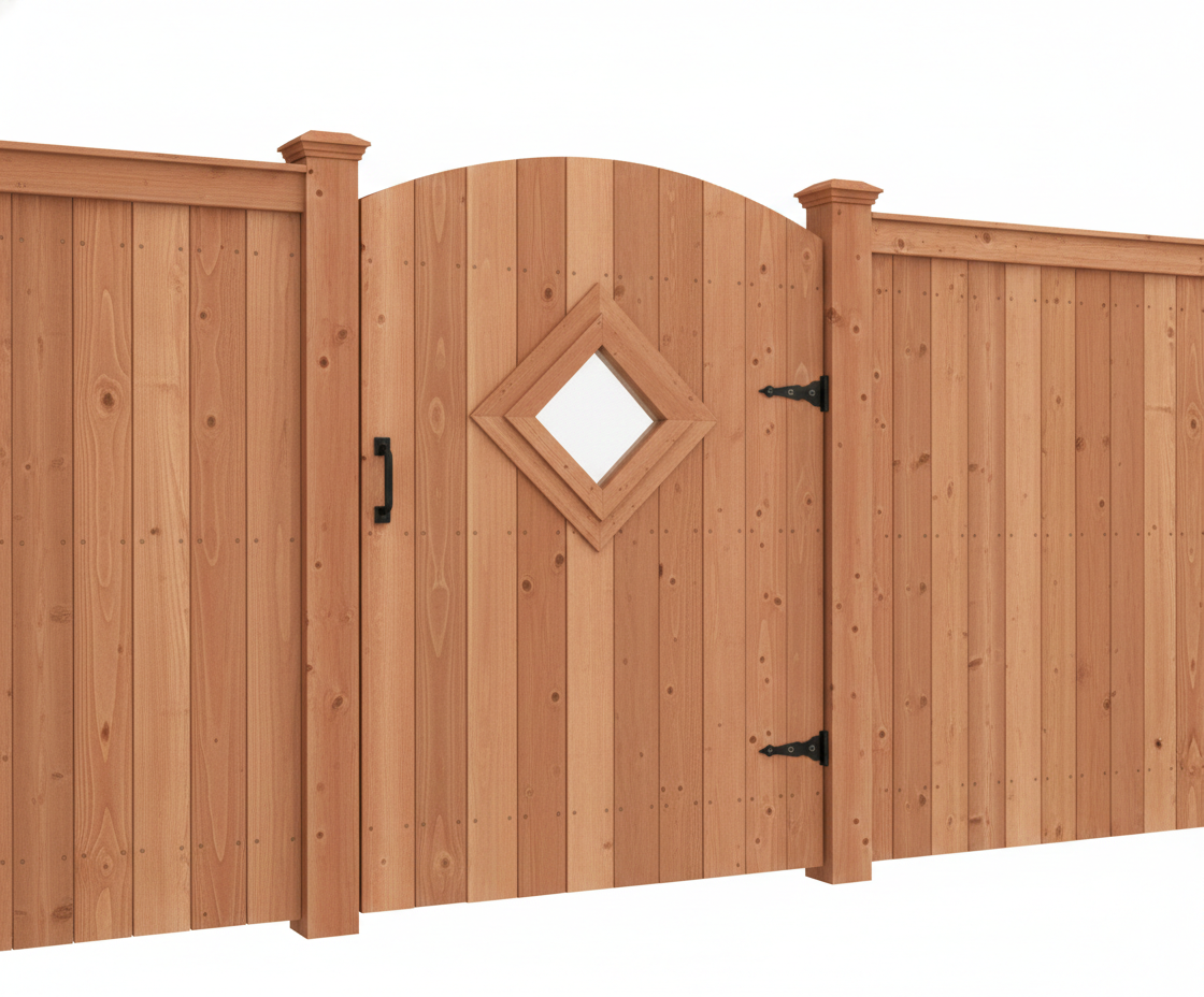 Residential residential wood gate contractor in Canton Georgia