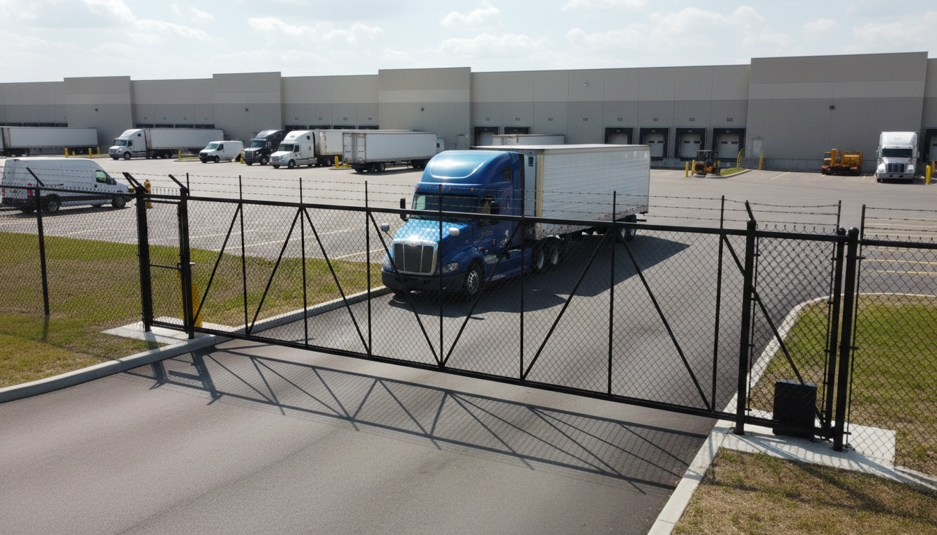 Commercial cantilever gate