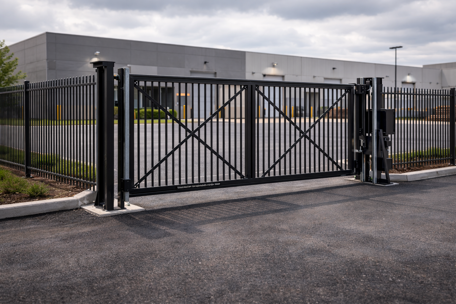 Commercial vertical lift gate