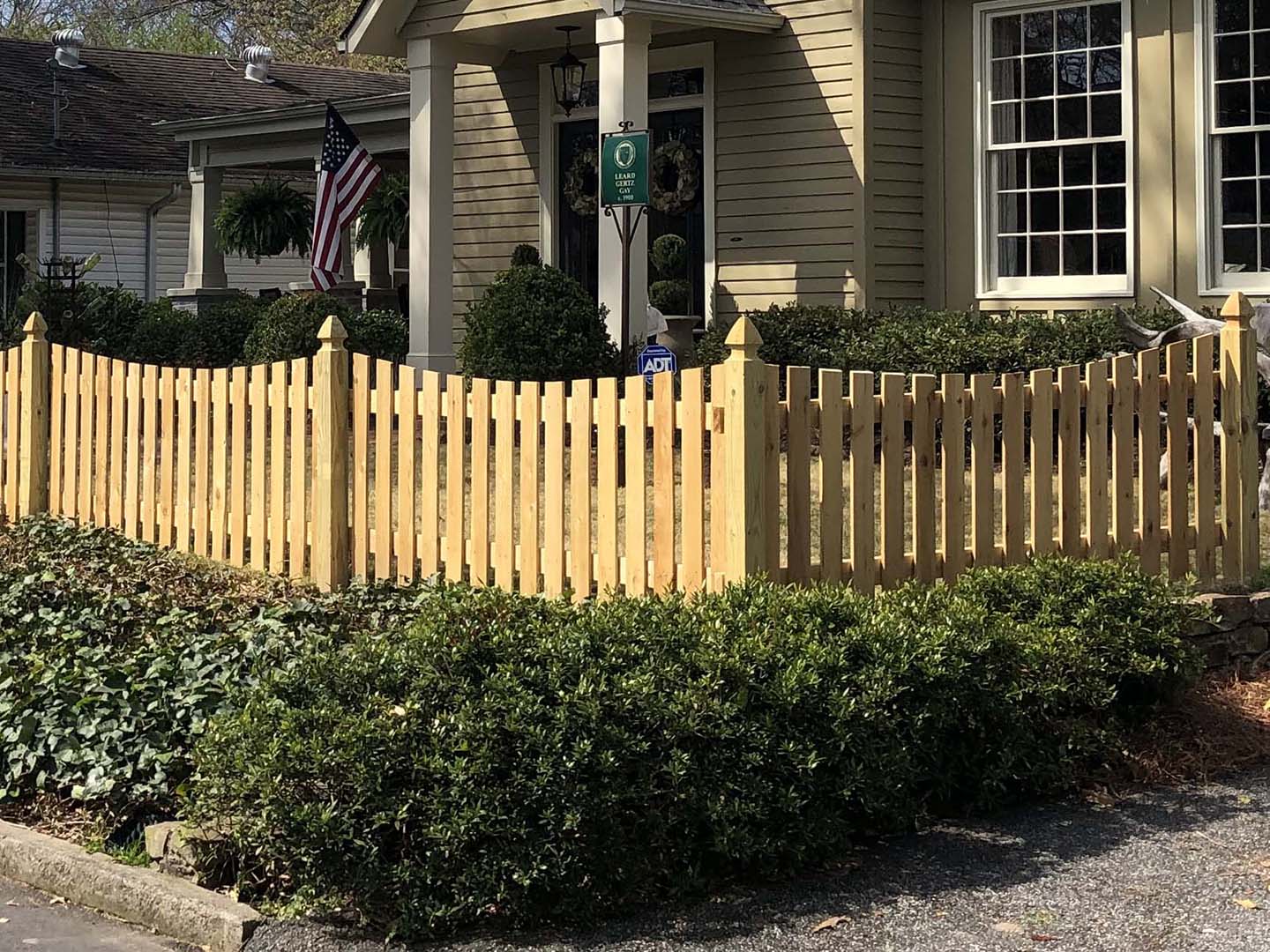 Photo of a Cobb County GA Wood Fence