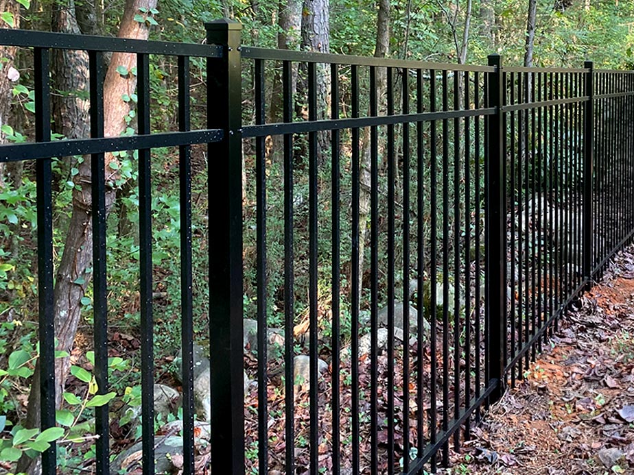 Aluminum fencing benefits in North Georgia