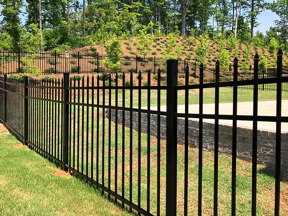 Aluminum decorative fencing in Atlanta Georgia