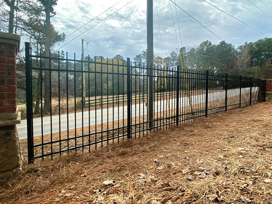 Commercial aluminum Fence North Georgia