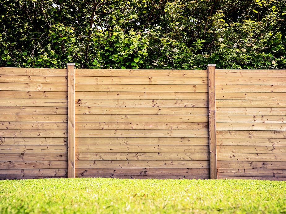 Carroll County GA horizontal style wood fence