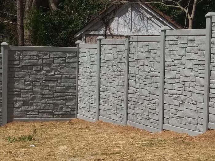 Decorative Fence Example in Newnan Georgia