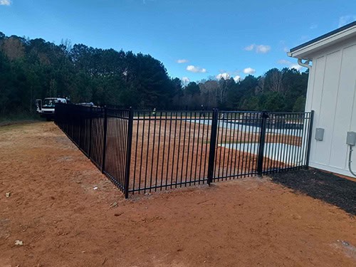 Fence company building in Newnan Georgia 