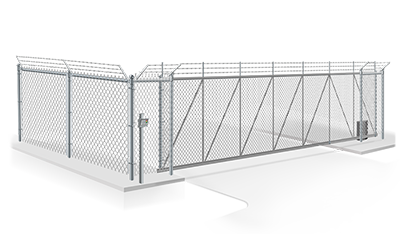 Commercial Cantilever gate installation company in  Peachtree City Georgia