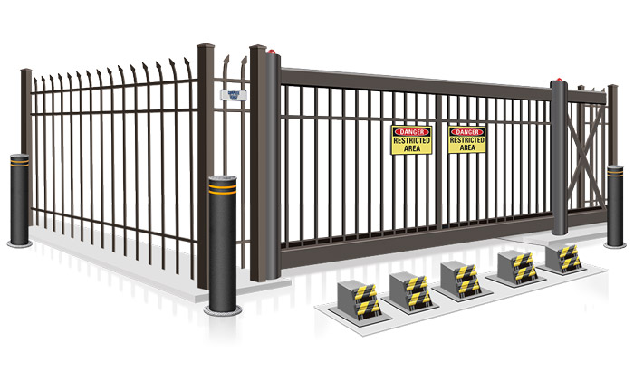 Commercial high security vehicle entry gate installation company for the North Georgia area.