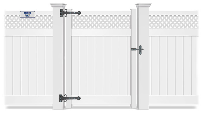 Residential residential vinyl gate contractor in North Georgia
