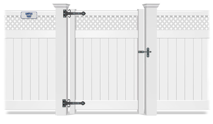 Residential residential vinyl gate contractor in Dallas Georgia