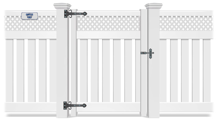 Residential residential vinyl gate contractor in Dallas Georgia