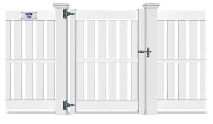 Residential residential vinyl gate contractor in Dallas Georgia