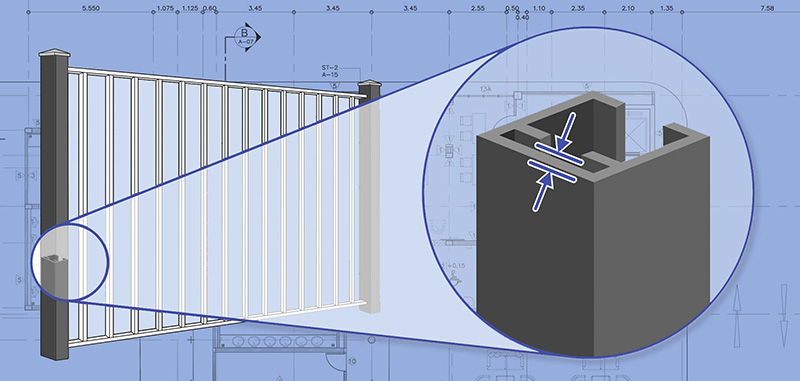 North Georgia Aluminum fence Posts installation company