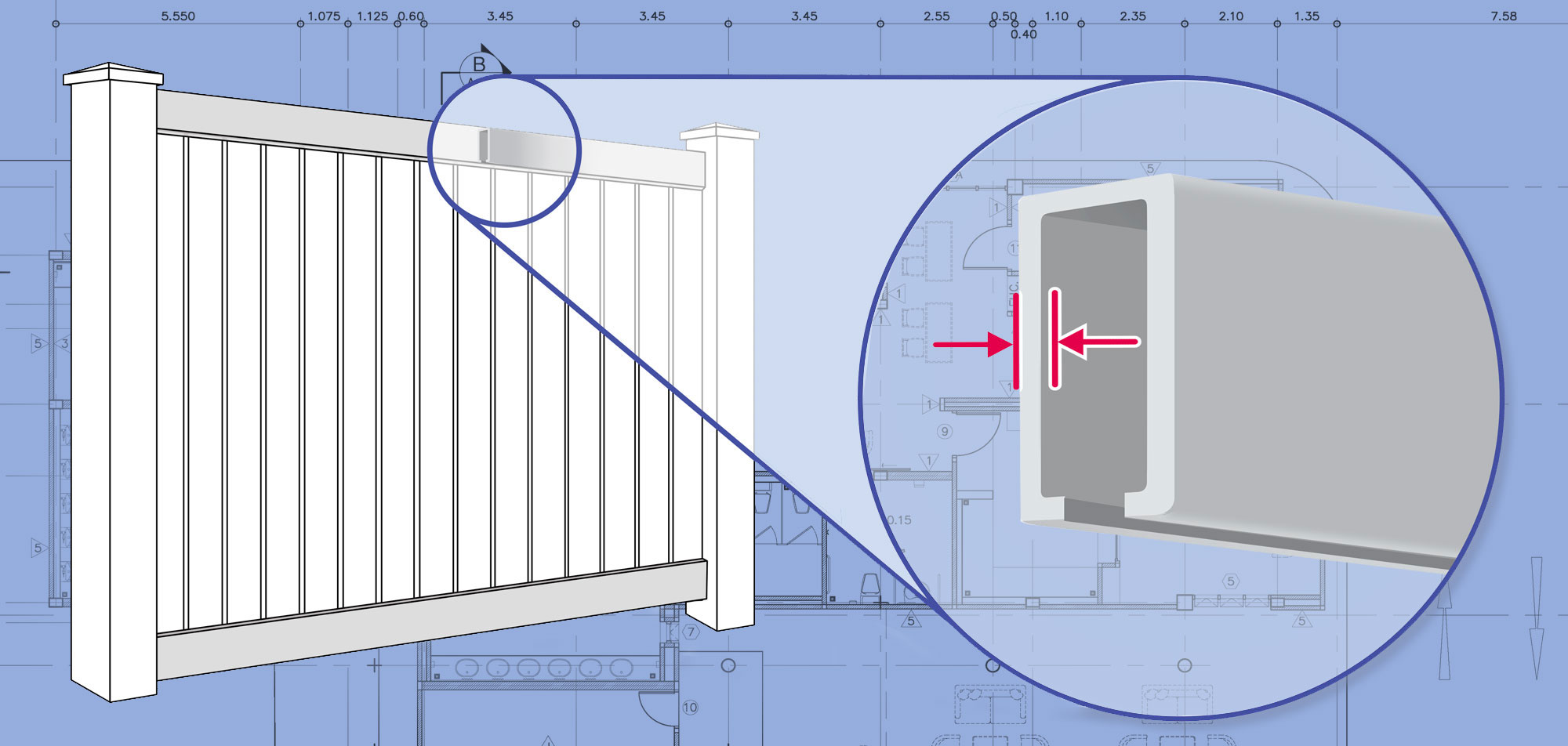 North Georgia Vinyl fence Rails installation company